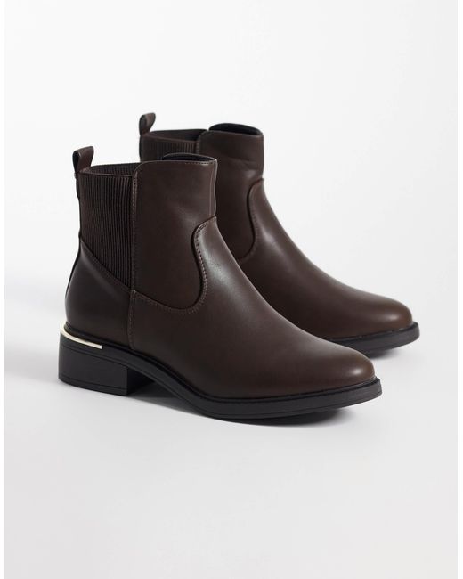 SEQWL Brown Aredea Ankle Boots