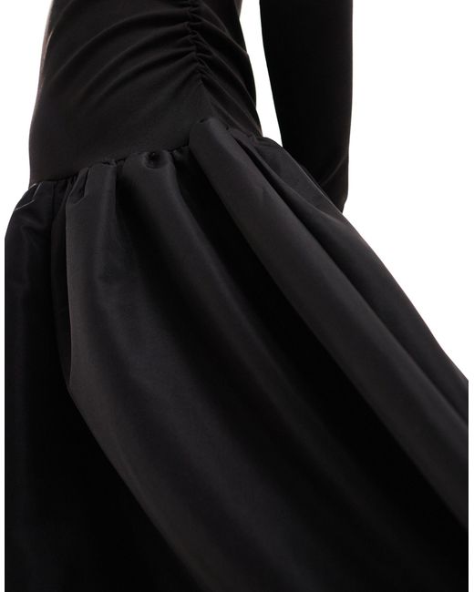 Vestido midi Monki de color Black