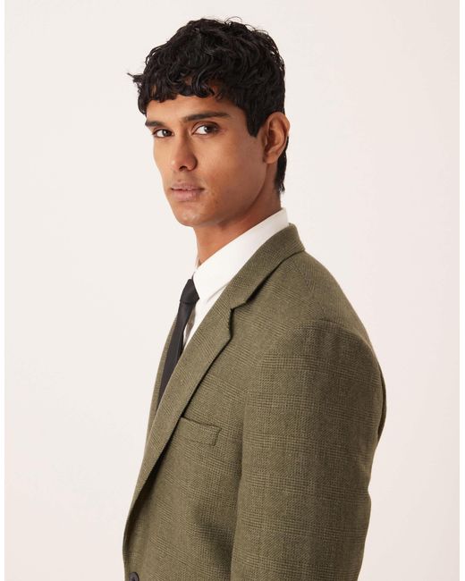 ASOS Green Slim Suit Jacket for men