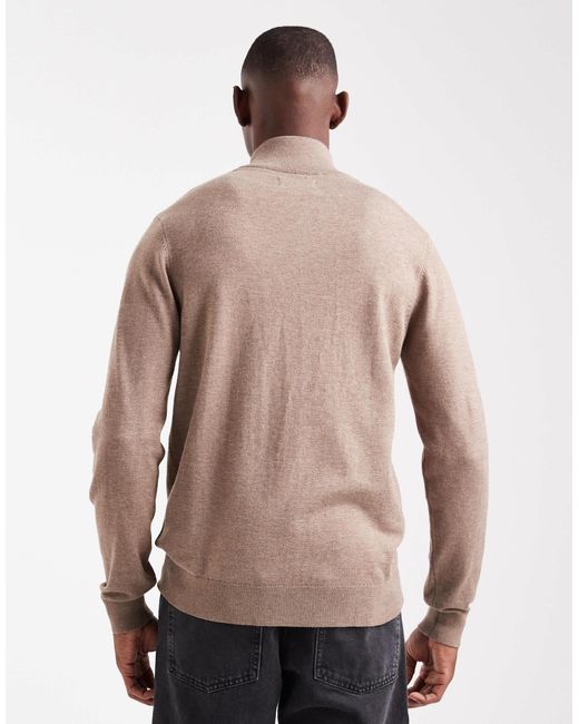 Threadbare – strickpullover in Natural für Herren
