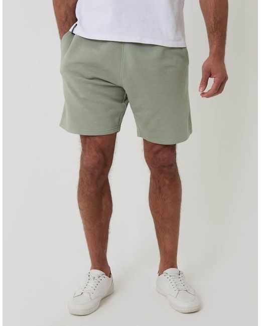 Threadbare White Sweat Shorts for men