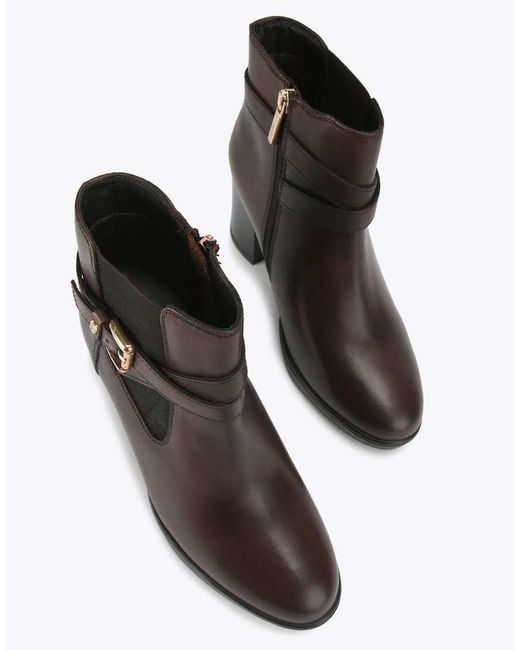 KG by Kurt Geiger Black Sage Mid Ankle Boots