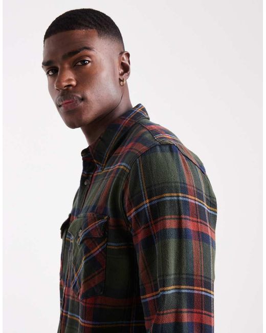 Levi's Black Relaxed Western Shirt for men