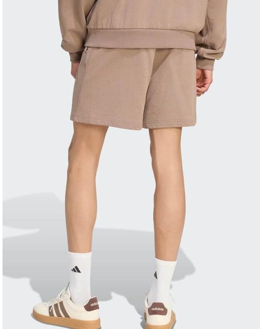 Adidas Originals Natural Adidas Kit Small Logo Short for men