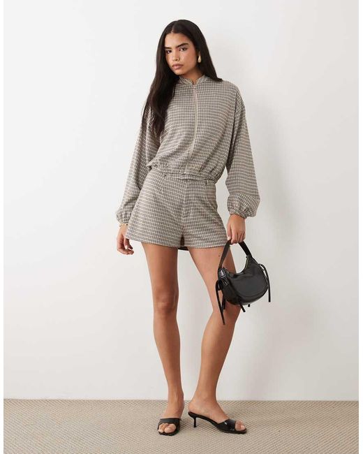 ASOS Natural Mix & Match Brushed Jacket