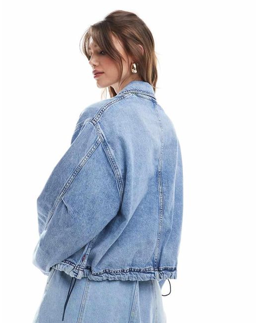 Levi's Blue Denim Utility Jacket