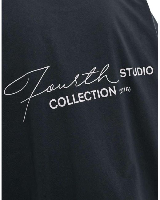 4th & Reckless Oversized T-Shirt Met Print Op De Achterkant in het Blue