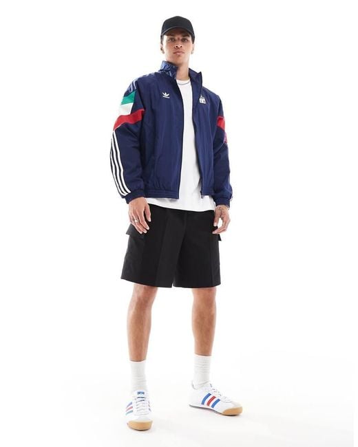 Adidas Originals Blue Italy Track Top for men