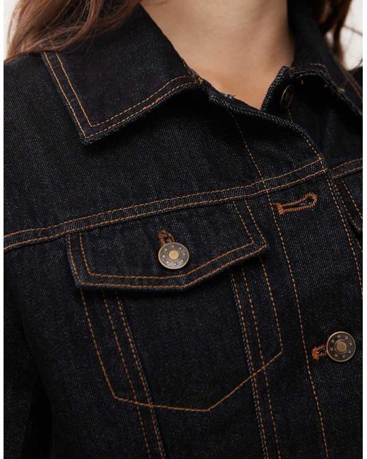 Lioness Natural Rider Cotton Rich Denim Cinched Waist Button Through Mini Dress