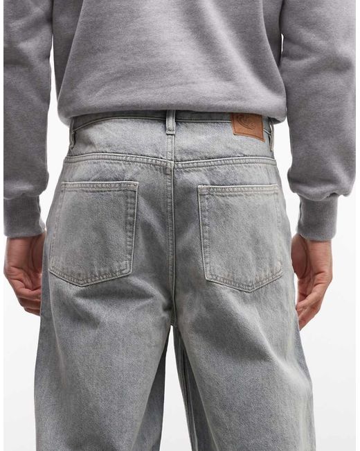 Element Gray Denim baggy Jeans for men