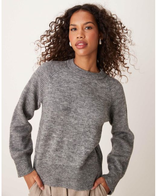 SELECTED Gray Femme – strickpullover