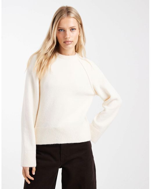 Pull ras ASOS en coloris White