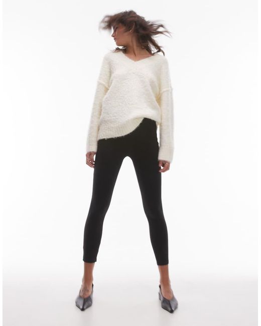 Mango Slim-Fit Legging in het Black