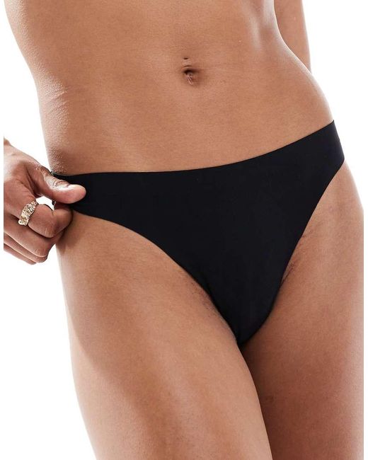 ONLY Blue Bonded Invisible Thong