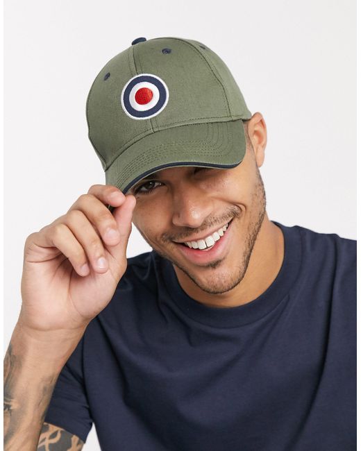 Lambretta Green Baseball Cap With Target for men
