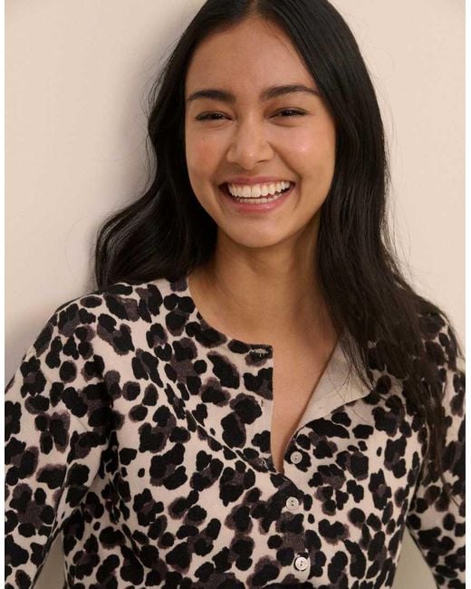 Nobody's Child Black Leopard Print Cardigan