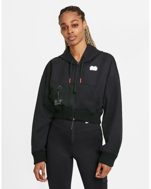 Nike Court X Naomi Osaka Zip-through Hoodie in Black - Lyst