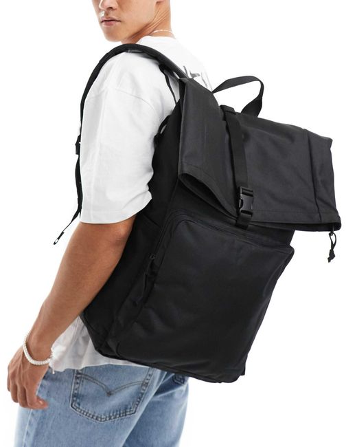 Levi's – l pack – rolltop-rucksack in Black für Herren
