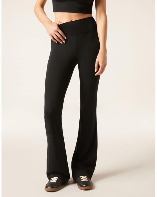Calzedonia Black First Class Soft Touch Flared Trousers