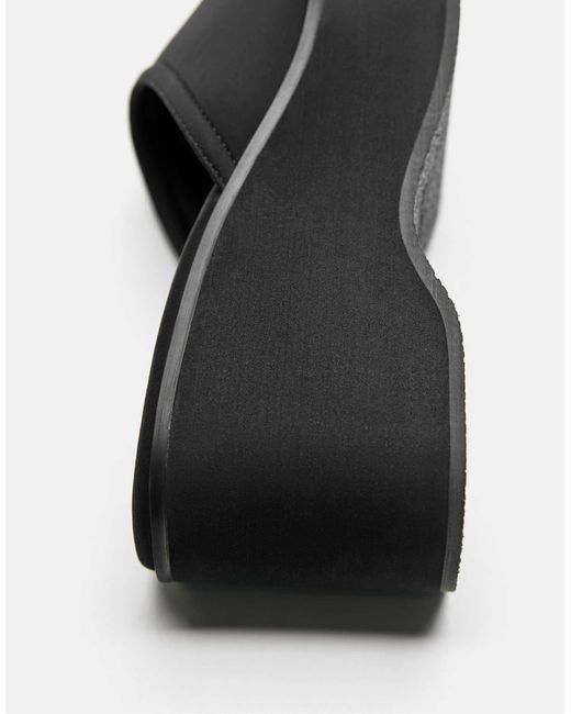 Pull&Bear Black – pantoletten