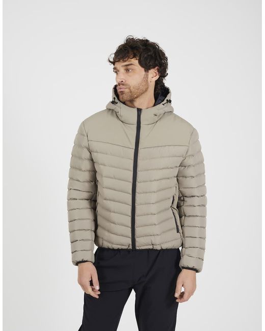 Brave Soul Natural Padded Hooded Jacket for men