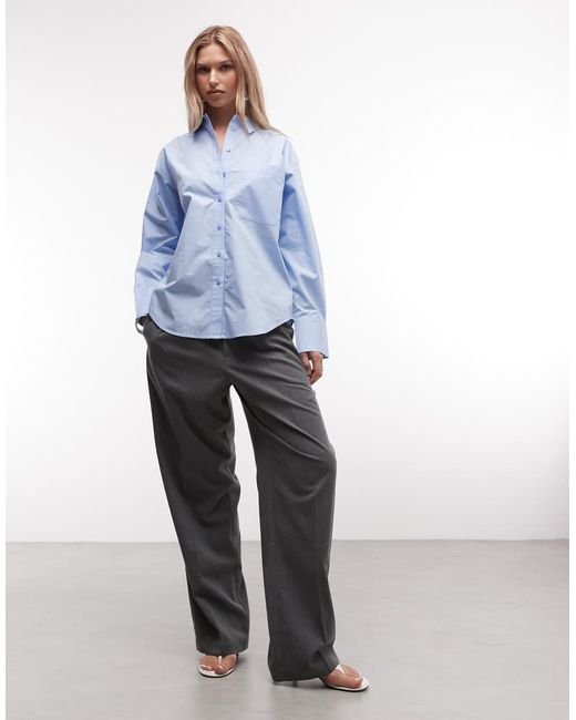 ASOS Blue Oversized Shirt