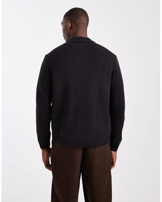 Only & Sons Black Regular Cardigan for men