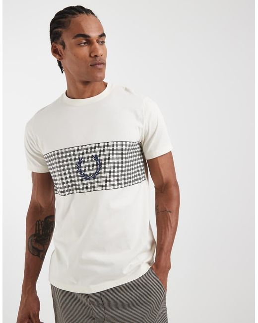 Fred Perry Tennis Net in het White voor heren