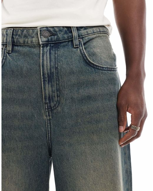 Cotton On – superweite jeans im y2k-stil in White für Herren