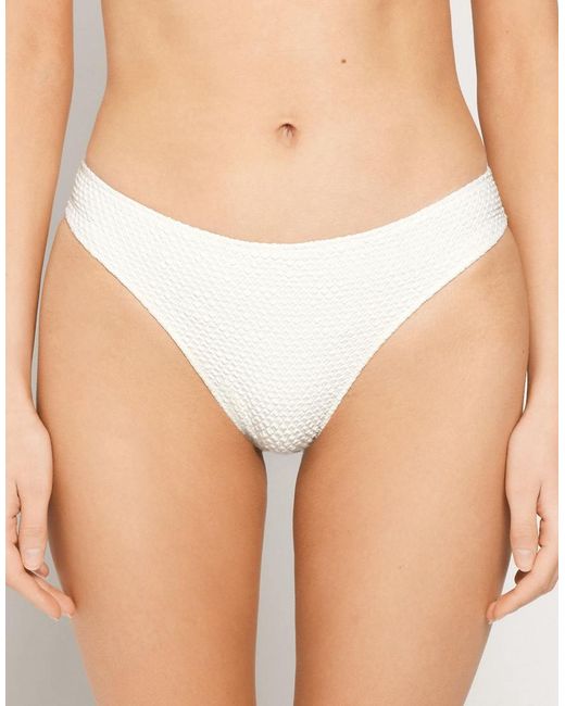 Tezenis Natural Piqué Wave Brazilian Bikini Bottoms