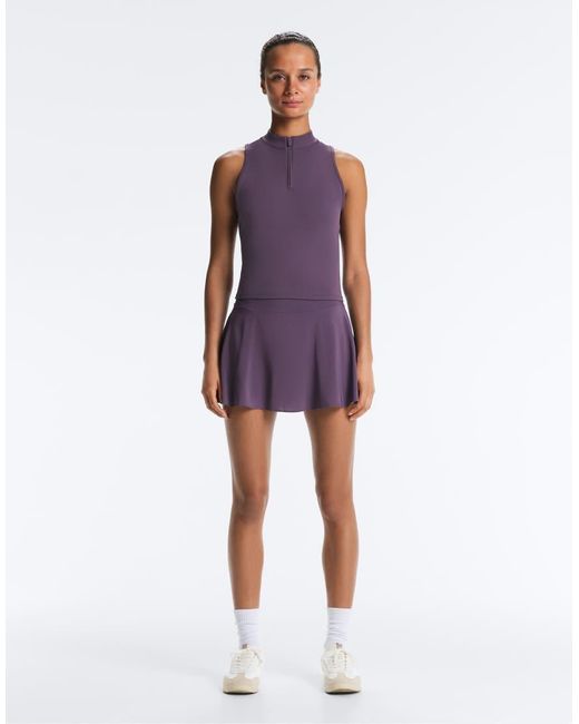 Oysho Purple Compressive Skirt