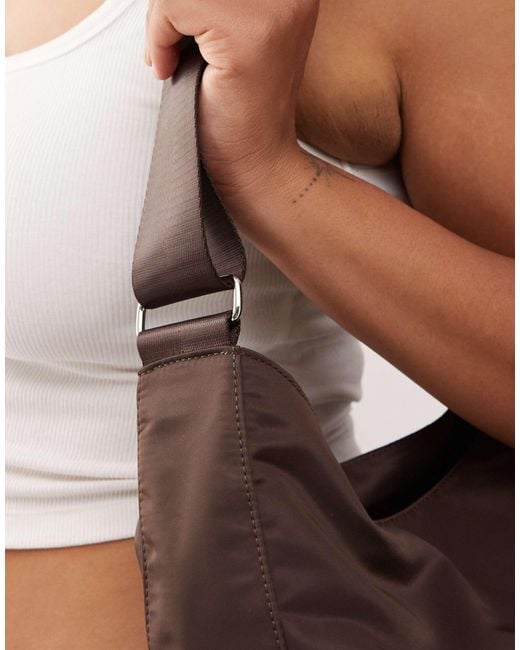 Weekday Brown Cross Body Bag