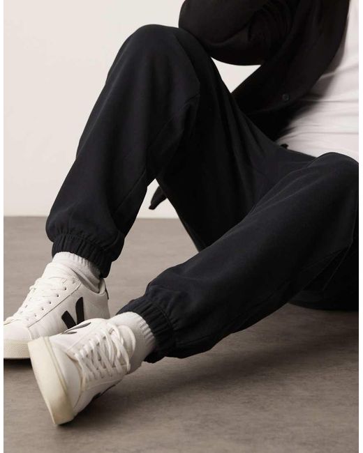 ASOS Black Essential Oversized Trackies for men