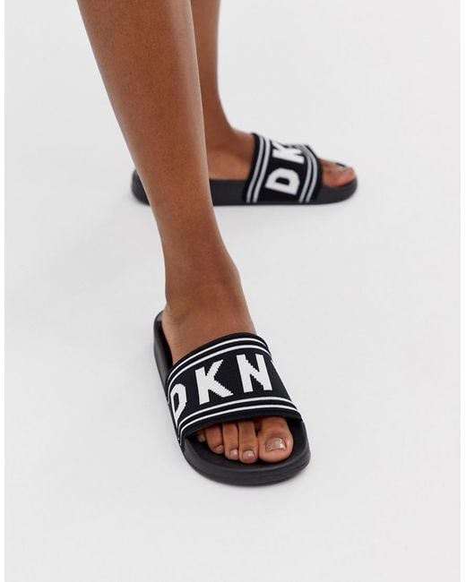 DKNY Black Logo Slider
