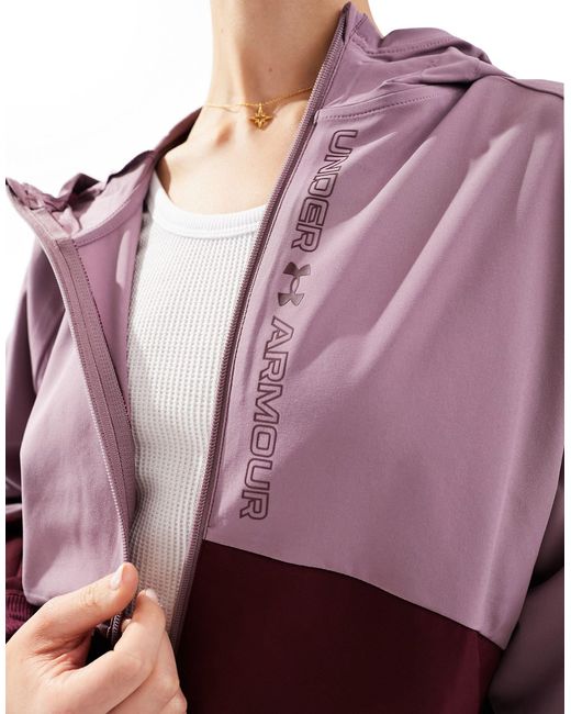 Veste à capuche Under Armour en coloris Purple