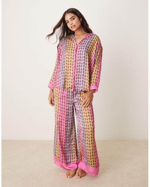 Dreamy days - pyjama en satin Free People en coloris Red
