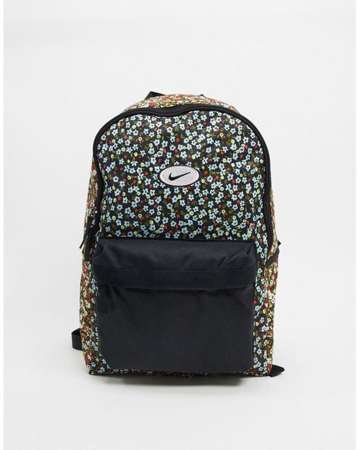 Nike Multicolor Floral Swoosh Backpack