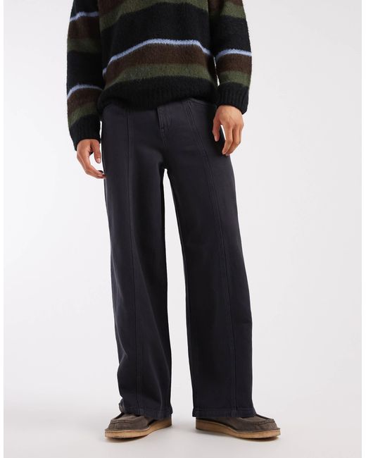 Pantalon ample ASOS pour homme en coloris Black