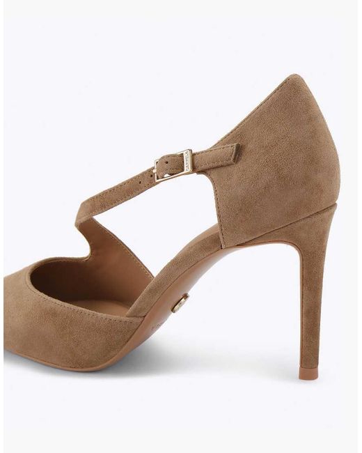Carvela Kurt Geiger Brown Lorita Court Heeled Shoes