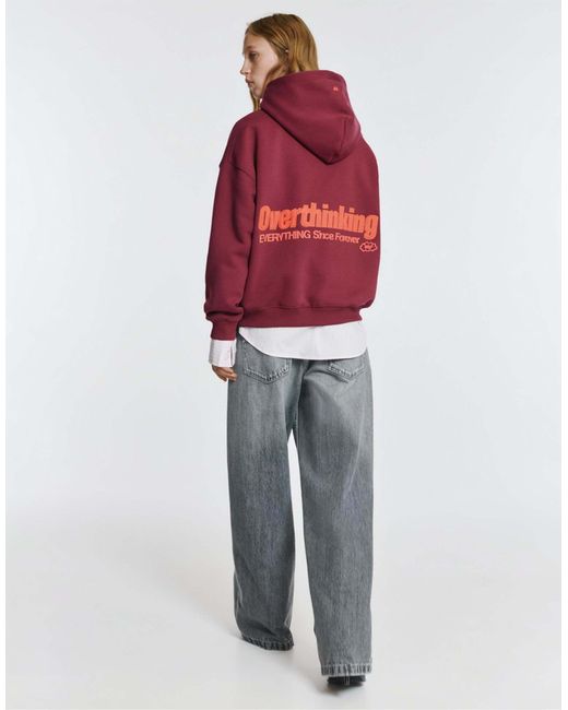 Pull&Bear Red – kapuzenpullover