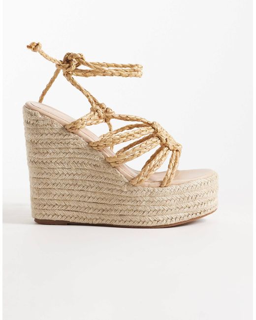 SEQWL Natural – riemchensandalen