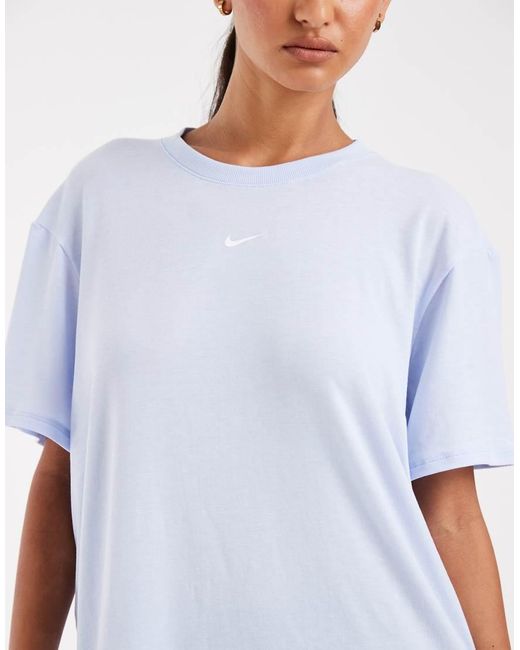 Nike White One Dri-fit Relaxed Short Sleeve Top