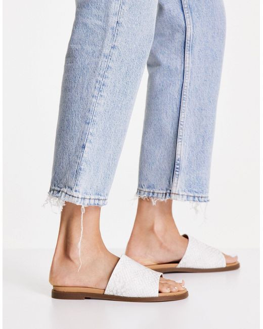 Steve Madden Karolyn - Sandalen in het Wit - Lyst