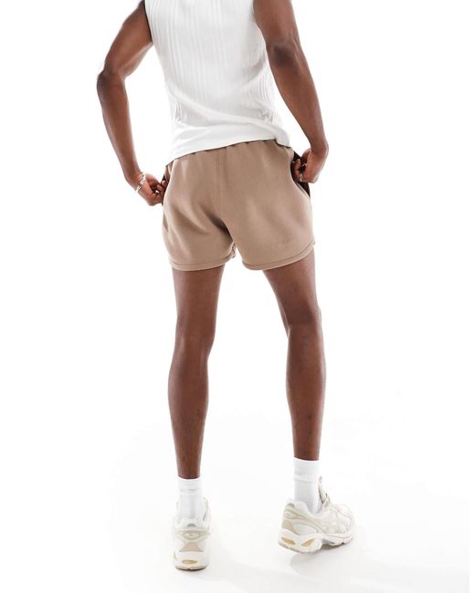 ASOS – kürzere shorts in Brown für Herren