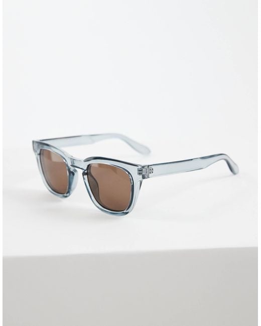 ASOS Black Square Sunglasses for men
