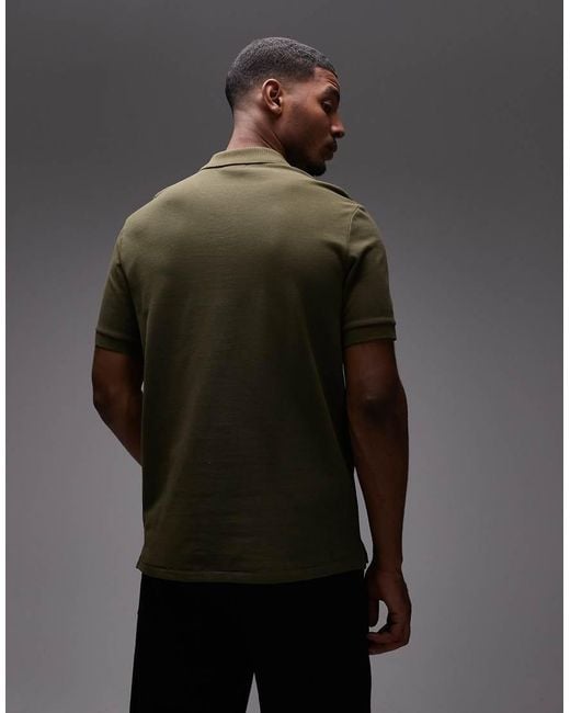 Paul Smith Gray Zebra Logo Polo T-shirt for men