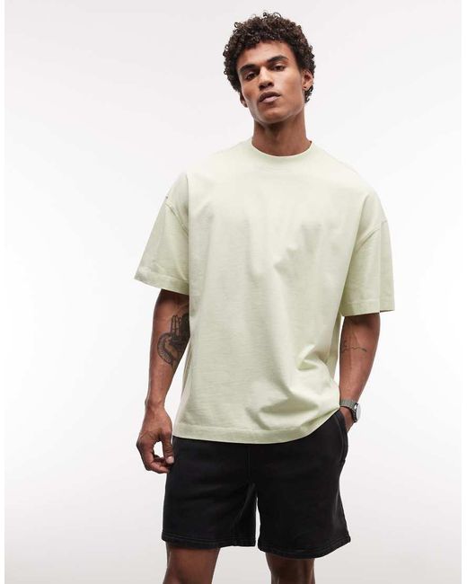 4505 Natural Icon Heavyweight Cotton Oversized T-shirt With Quick Dry Finish for men