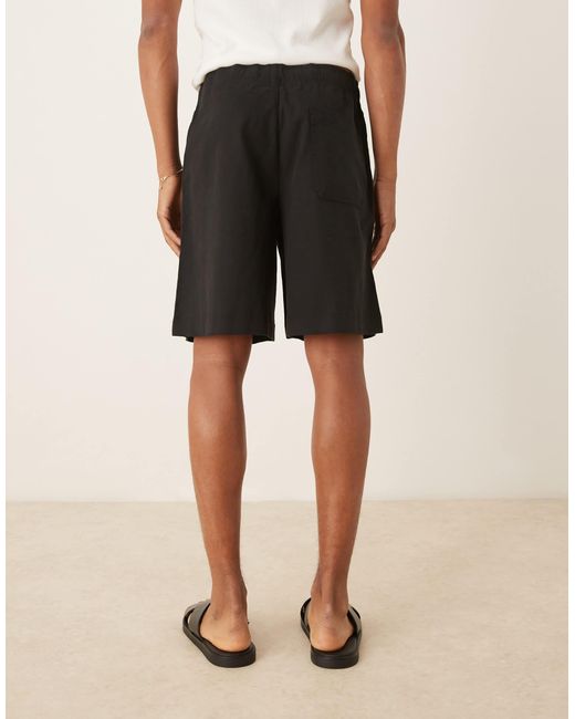 Short ample SELECTED pour homme en coloris Black
