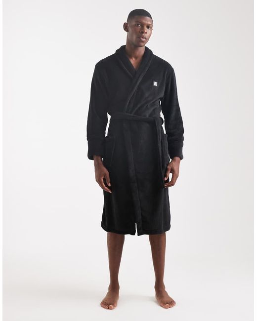 DKNY Black Trash Pandas Robe for men