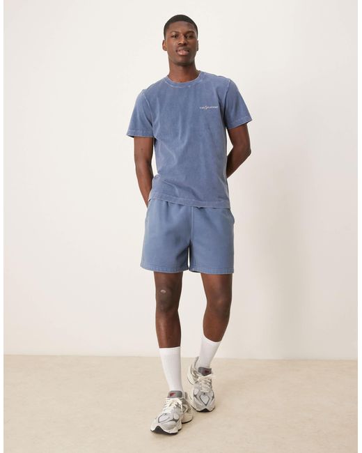 Abercrombie & Fitch Blue Motif Back Detail T-shirt for men